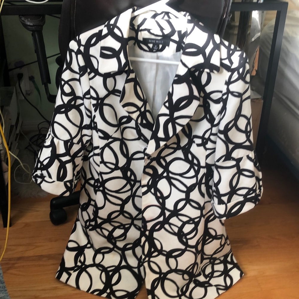 Nine West patterned coat